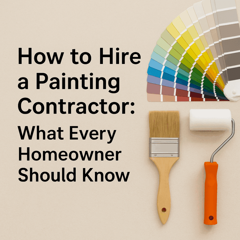 how to hire a painting contractor